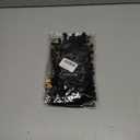 2 x 24 Pcs Black Velvet Bows for Christmas Tree Decor, Elegant Velvet Pre-Tied Ribbon Bows Door Garland Vintage Ornaments for Christmas, Wreaths, Gifts and Home Decoration (5x7 Inch, 3/8'' Wide)