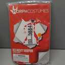 Morphsuits Red Mighty Morphin Power Rangers Costume Kids, Power Rangers Kids, Boys Halloween Costume (Medium)