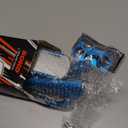 Pair Blue Rectangular Motorcycle Side Rearview Blind Spot Mirror