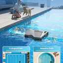 Solar Powered Robotic Pool Skimmer for Effortless Pool Care
