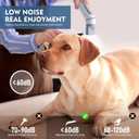 Dog Hair Dryer, Portable Handheld Pet Hair Dryer with 3 Temperature Adjustment Rotatable Wind Head and 3 Nozzles, High Speed Pet Blow Dryer for Dogs for Home or Travel