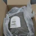 WDCOZY 100% Cotton Oversized King Size Quilt Set - Olive Green California Cal King Striped Pick Stitch Soft Lightweight Bedspread, Textured Like Linen, Farmhouse Country Rustic Coverlet, 3 Pieces