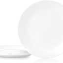 Corelle Winter Frost White Dinner Plates Set (10-1/4-Inch, 6-Piece) White