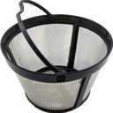 NRP 304 Stainless Steel Permanent Coffee Filter made for BUNN Coffeemaker 10cup & Other 12-14 cup Filter Coffeemakers | Basket filter with handle
