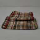 DII Give Thanks Plaid Fall Table Decor, Autumn & Thanksgiving Tabletop Linens, 14x72 Table Runner