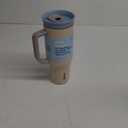 Owala Stainless Steel Triple Layer Insulated Travel Tumbler with Spill Resistant Lid, Straw, and Carry Handle, BPA Free, 40 oz