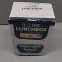 Monteka Electric Lunch Box Food Heater - Leakproof Portable Food Warmer heated lunch box for adults for Car/Home/Truck with 1.5L Removable Stainless Steel Container, White Elephant Gift, 12V/24V/110V