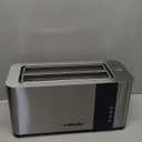Mueller UltraToast Full Stainless Steel Toaster 4 Slice, Long Extra-Wide Slots for Bagels and Waffles, 6 Browning Levels, LED Display, Cancel/Defrost/Reheat Functions & Removable Tray, Kitchen Gadgets