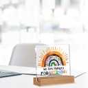 Funny Teacher Gift, Teacher Appreciation Gifts for Women, Back To School, Birthday Retirement Gifts, We Are Hungry For Learning Office Desk Decor Sign Keepsake
