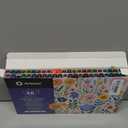 Artecho Acrylic Paint Markers 48 Colors, Acrylic Paint Pens with Brush Tip and Fine Tip for Stone, Rock Painting, Paper, Pumpkin, Wood, Egg, Canvas, Ceramic, Fabric, leather, Glass, DIY Crafts