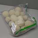 Velvet Christmas Ball Ornaments - 46pcs Flocked Christmas Tree Decorations Set Assorted Shatterproof Hanging Ornaments with Loop for Xmas Holiday Home Decor, 3 Sizes (Cream)