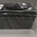 MaxGear Organization and Storage 3 Packs, Plastic Bins Organizer Bins, Woven Baskets for Storage, Plastic Baskets with Handles, Grey Basket for Organizing, Basket Organizer for Home and Office, Large