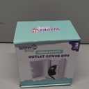 Outlet Cover BOX Baby Proofing (2 Pack) Patented Dual-Lock for Much Better Toddler Proofing, Easier Operation, Simple 3 Step Install with Included Screws. Provides Extra Space Inside for Plugs (White)