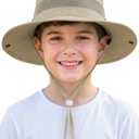 HONGTEYA Kids Sun Hat UPF 50+ Toddler Bucket Summer Hat Fishing Outdoor