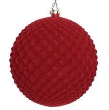 Velvet Christmas Ball Ornaments Set - 6 Pcs 4" Large Hanging Balls Burgundy Brown Green with Gold Detailing Shatterproof Luxury Decor for Xmas Tree Holiday Home Party & Seasonal Decorations