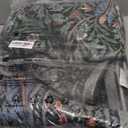 Dark Green Floral Washable Rugs 5x7, Vintage Forest Green Rugs for Living Room Bedroom, Boho Low Pile Non Slip Stain Resistance Indoor Large Carpet for Farmhouse Dining Room Office, Dark Green