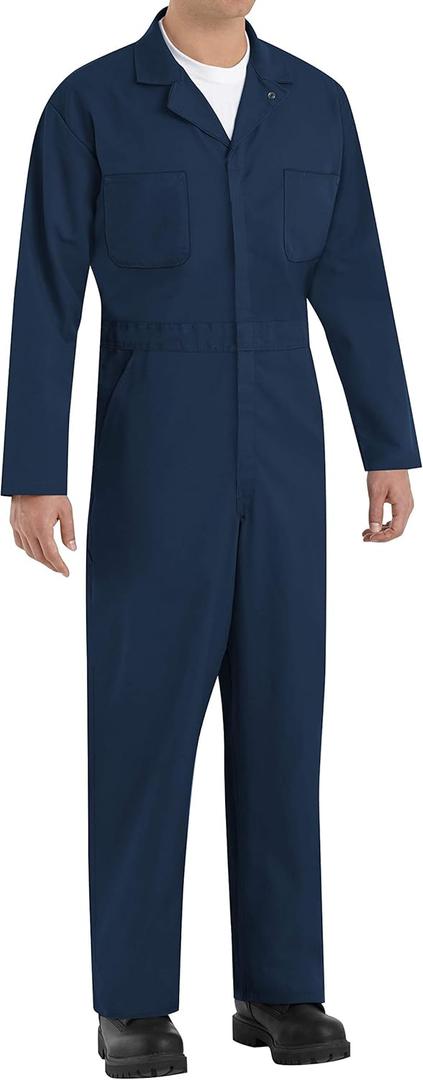 Red Kap Men's Twill Action Back Coverall (38, Navy)