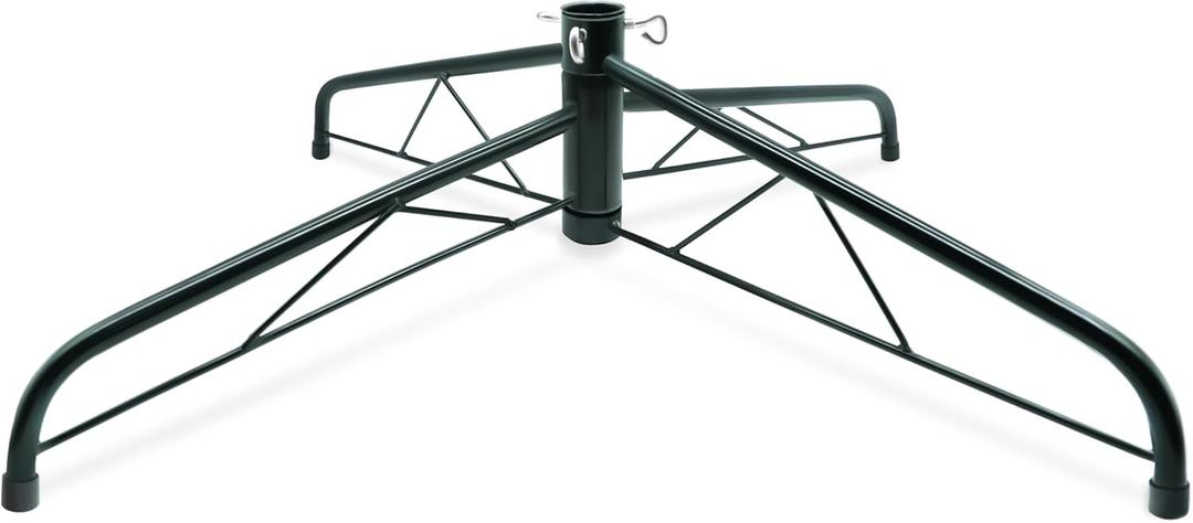 SYITCUN Foldable Metal Christmas Tree Stand, Replacement Artificial Tree Holder Base, Fits Poles up to 0.86'