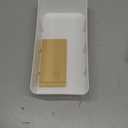 BSTKEY Seasoning Packet Organizer, Food Storage Organizer with Divided 4 Bamboo Wood Compartments, Plastic Storage Caddy for Kitchen Pantry Cabinet, Kitchen Organization Bin for Snacks Spice Packets (White), 10.4"L x 5"W x 3.1"H