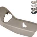 TQPONLY Passenger Seat Plastic Trim Cover Panel,Fits 2011-2019 Dodge Grand Caravan/2011-2016 Chrysler Town and Country Right Side Power Seat Switch Control Bezel Shield (Sandstorm-Beige)