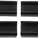 Rear Tail Light Lamp Cover Trim Accessories ABS 4 Pieces/Set for Dodge for Challenger 2009-2014 Smoked Black Blackened Style F2DCRTLLCTAA