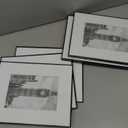 GOmaize Front Loading Black Picture Frame Set of 5,Display pictures 5x7 with mat or 8x10 without mat,Wall and Table Mounting