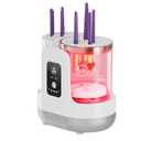 Electric Makeup Brush Cleaner Machine,Automatic Makeup Brush Cleaner with Dryer for Deep Cleaning,Make up Brush Cleaner Fit for All Size Makeup Brush