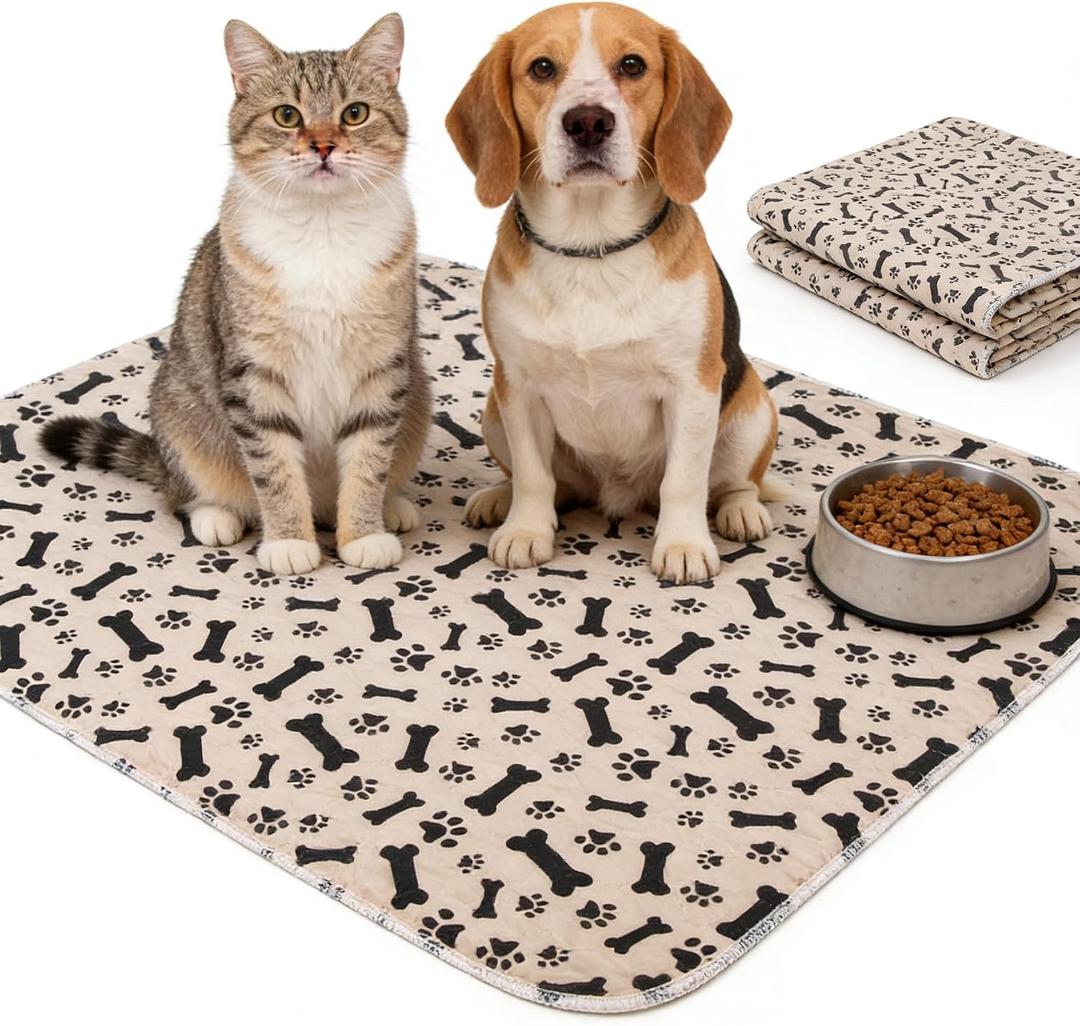 Puppy Pee Pads with Pheromones, Non-Slip Leakproof Dog Pee Mat L