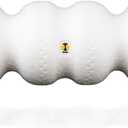 Rollga Foam Roller LITE - High Density Foam Roller for Back Pain Relief, Deep Tissue Massage & Muscle Recovery. Physical Therapy Exercise Tool for Neck, Back, Legs, & Feet. Yoga & Pilates Roller (White)