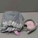 Dxhycc Grey Elephant Costume Set Elephant Ears Headband Bow Tie Tail Tutu for Animal Fancy Costume Kit Halloween Cosplay Party