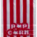 Clear Popcorn Bags with Ties - 3oz, 1,000 Count - Perfect for Concessions, Carnivals, Events, and Parties - Clear Popcorn Bags with Twist Ties for Easy Sealing