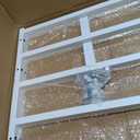 Fixed Window Safety Guard 19x 38 *2 Pack Adjustable Width Prevents Accidental Falls,Non-Egress, Tamper Resistant Screws Included,White