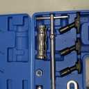 Rear Axle Bearing Puller Tool Axle Seal and Bearing Remover Set with Slide Hammer Yoke and 3 Rear Axle Puller Adapters, 1" to 2-7/8" IDs