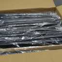 6 Pack String Light Poles for Outside, Thickened Metal Lights Hanger Pole Outdoor with Fork, Lighting Hanging Post Accessories for Patio Decor Garden Backyard Yard Front Porch Outside Decorations