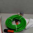 YAMATIC Super Flexible Pressure Washer Hose 50FT for Power Washer Replacement, Kink Resistant Extension With Leak-Free M22 Female & 3/8" Quick Connect Adapters, 1/4" 3200 PSI, Green