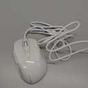 TECKNET USB Wired Mouse, 6-Button Corded Mouse with 4 Adjustable DPI, Optical Computer Mouse with Ergonomic Design and 5FT Cord for Laptop, Chromebook, PC, Desktop, Mac, Notebook-LT.White