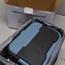 Cordless Electric Lunch Box for Adults, 18000mAh Rechargeable Portable Self-Heating Lunch Box Food Warmer, 1.5L(6 Cups) Container for Outdoor, Work, Office, Camping, TravelBlueBlack (Large)