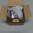 YOHOM Stainless Steel Vacuum Suction Cup Bathroom Shower Holders - Removable Towel Rack, Bathrobe and Loofah Hooks with Brushed Finish (Silver)