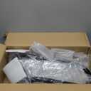 Jamb Mount Handrails for Outdoor Steps-1-2 Step Waterproof Stairs Railing-Powder Coated Side Mount Hand Rails for Indoor Stairs-Non-Slip Staircase Grab Rail for Deck/Porch/Mobile Home/Short Stairway