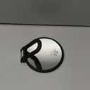 30x Magnifying Mirror, Travel Hand Mirrors with Handle - Double Side Handheld Mirror with 1X 30X Magnification & Adjustable Handle/Stand, Hand Held Foldable Travel Mirror for Makeup(Black)