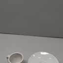 KIVY 3 oz Espresso cups set of 4 - Thick walled stoneware espresso cup set - Italian style espresso cups and saucers - Demitasse cups set of 4 - Small coffee mugs - Demitasse cups and saucers sets (Stonegrey)