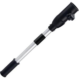 Tiller Handle Extension For Outboard Telescopic Type Handle Extension For Tug Motor Anodized Aluminum Tube Ergonomic Handle Extendable 17.5-25Inch