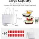 Lunch Bag for Women Adult Large Insulated Lunch Box Girl Cute Corduroy Lunch Tote Bags Reusable Leakproof Cooler Work Picnic