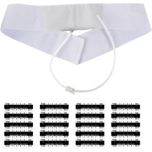 34 Inch Urine Storage Belt with Catheter, Concealed Collector Kit with 20 Temperature Strips, Portable Urine Test Bags for Men Used for Hospitals, Emergency and Travel (Short)