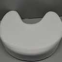 Jaxmoon Side Sleeper Pillow for Shoulder Pain Relief, Rotator Cuff Pillow with Arm Channels for Shoulder & Neck Support, Knee Pillow for Adults Between Legs, Ergonomic Memory Foam Pillow, Cream White