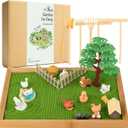 31 Pcs Zen Garden Kit for Desk, Mini Zen Sand Garden with Wooden Tray & Rake, Japanese Gift Set for Home, Office Desk Decor