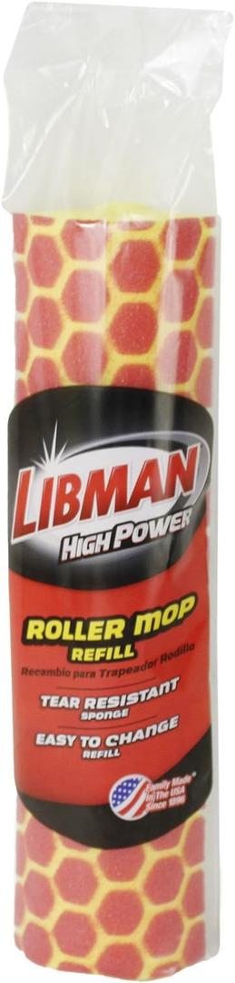 Libman 956 Roller Mop With Scrub Brush Refill