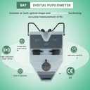 Huanyu Optical Digital Pupilometer 50-80mm Pupillometers Automatic Shut-Down PD Meter with Memory Function Pupil Meter CE Approved (LY-9C)