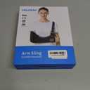 Velpeau Arm Sling Shoulder Immobilizer for Women and Men, fit Left or Right Arm - Rotator Cuff Support Brace - Medical Sling for Shoulder, Clavicle, Elbow Injury (Comfort type, Large: Bust 33.5-41)