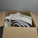 zesthome 5x7 Area Rugs - Ultra-Thin Washble Rug, Stain Resistant Anti Slip Backing Rugs for Living Room,Bedroom, Vintage Home Decor Area Rug (Cream/Beige)